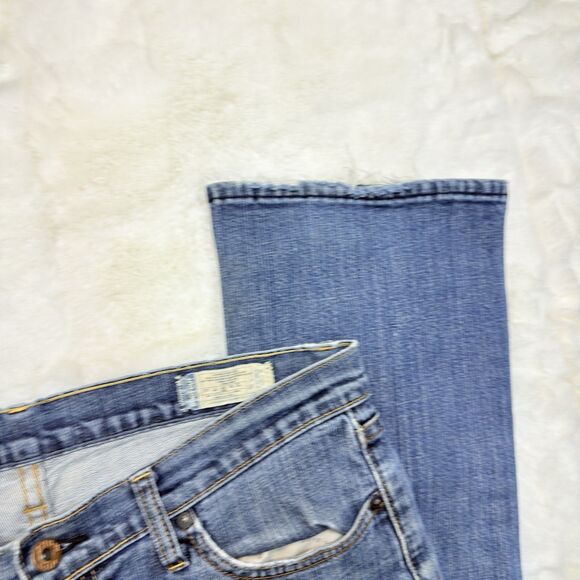 Gap 1969 Jeans Women Size 31/12L (34x33.5) Light Wash Denim Perfect Boot Stretch - Picture 15 of 16